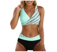 Conjuntos De Bikinis para Mujer Talla Grande Push Up Bikini Mujer Dos Piezas Reductor Braga Alta Bañadores Reductores Sexy Verano Swimsuits Swimwear