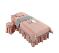 Conjuntos de camas de masaje, Juego de sábanas for camilla de masaje, paquete de 4, multicolor, varios tamaños(Khaki,180x60)
