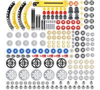 Conjuntos de Ejes y Engranajes de 213 Piezas Caja de Cambios Piezas de Engranaje DIY Technic Vehículo Piezas Piezas de Unión Compatible con Piezas de Lego Technic