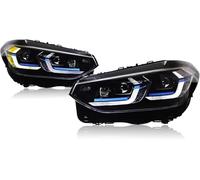 Conjuntos de faros Para BMW X3 G01 G08 2018-2022 Faros delanteros de coche DRL Para Giro para señal Luces circulación diurna Luz baja