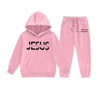 Conjuntos de Invierno para niñas, chándal de Polar con Sudadera con Capucha y Pantalones Deportivos acogedores, Estampados, Ideal para Jugar al Aire Libre.