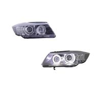 Conjuntos de luces LED Compatible with faros delanteros de coche Compatible con BMW 3 E90 2003-2009, luces antiniebla, luces de freno, intermitentes, Plug and Play.