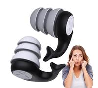 Conjuntos de oídos de concierto, tapones de oreja de bloqueo de ruido,Bar DJ de oreja de silicona reutilizable | auditiva de audiencia cómodo impermeable para equipos de natación del festival de músic