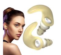 Conjuntos de oídos de concierto, tapones para la oreja de reducción de ruido,Plaus de aislamiento de ruido impermeable de silicona aislando - Auriculares de protección auditiva con diseño ovalado Estu