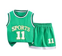 Conjuntos de pantalones cortos deportivos para niños, camisetas para niños, chándal de 2 piezas, camiseta de baloncesto de rendimiento y pantalones cortos de malla. Traje De Baño Manga Larga Mujeres