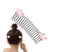 Conjuntos de peine de fijador de acabado - U Forma de acabado de cabello U C0MB | Corona de la corona de flores Central de pelo de estrella invisible | Combs Strong Hold Beatpins Accesorios para Mujer