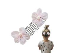Conjuntos de peine de fijador de acabado - U Forma de acabado de cabello U C0MB | Corona de la corona de flores Central de pelo de estrella invisible | Combs Strong Hold Beatpins Accesorios para Mujer