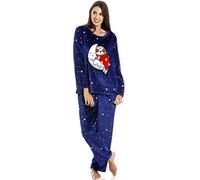 Conjuntos de pijama de personaje de lana polar súper suave y cálida para mujer 38/40 Sloth