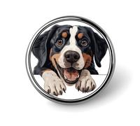 Conjuntos de pines esmaltados con forma de perro Appenzeller Sennenhund, broches con temática de cachorros, botones de regalo para dueños de perros, insignias de regalo para mamás de perros, prendedor