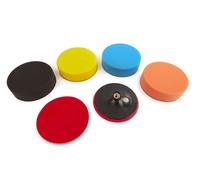 Silverline Tools 285024 - Juego de esponjas para autoadherentes, 6 pzas (150 x 50 mm)