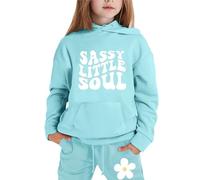 Conjuntos de Ropa para niños Conjunto 2 Piezas Verano Girasol Camiseta Manga Corta Pantalones Cortos Primavera Acanalado Algodón Chándal a 11 años