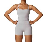 Conjuntos De Short Y Crop Top Deportivos Chándal Fitness Deporte Tallas Top Candal Negras Pareja Licra 3 Up Extras Formal Entrenar Bota Hija Ofertas Hacer Blanca