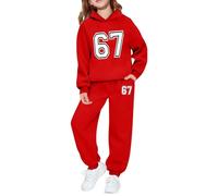 Conjuntos de Sudadera y Jogger con Estampado gráfico para niños, Ropa de Juego Informal de Dos Piezas para niños/289