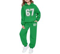 Conjuntos de Sudadera y Jogger con Estampado gráfico para niños, Ropa de Juego Informal de Dos Piezas para niños/289