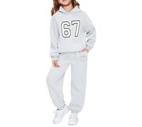 Conjuntos de Sudadera y Jogger con Estampado gráfico para niños, Ropa de Juego Informal de Dos Piezas para niños/289
