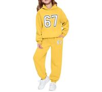 Conjuntos de Sudadera y Jogger con Estampado gráfico para niños, Ropa de Juego Informal de Dos Piezas para niños/289