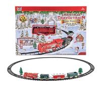 Conjuntos de trenes navideños alrededor del árbol,Juego de trenes para el árbol de Navidad - Juego de trenes multifunción para niños pequeños,Juego de trenes para niños creativos para niños pequeños