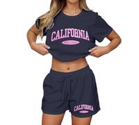 Conjuntos Deportivos Para Gorditas Para Completo Pantalón Pilates Camiseta Super Femeninos Marca Basquetbol Algodon Rojo Avion Inglés Moda Ancha Estampados Decimas Polo Vino