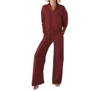 Conjuntos Dos Piezas Elegantes Tallas Grandes Conjunto Completo Pantalón Sets Boda Blusa Super Talla Azul Lila Mujeres Grande Chicas Inglés Faldas Plush Rompevientos Bicicleta Polo