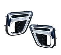 Conjuntos Luces Antiniebla Marco Luz Antiniebla Parachoques Delantero Cubierta Lámpara Para Subaru Para Forester SK 2019 2020 2021, Embellecedor Luz Antiniebla, Tapa Del Capó, Bisel(Left and right)