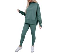 Conjuntos para Hacer Deporte Mujer Piezas Elegantes Deporte con Leggins Mallas Capuchas Algodón Futbol Monos Gris Rosa Corte Correr Anchos Madre Ofertas Pink Negra