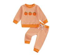 Conjuntos y conjuntos para niños, mono informal de calabaza a rayas, ropa juego bebés 6 meses 4 años, primavera verano, cintura elástica cómoda. Traje De Baño Embarazada