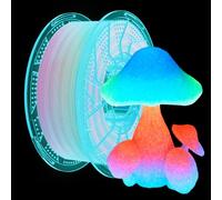Conjure Filamento PLA Glow in the Dark Multicolor, Filamento PLA 1.75 mm para Impresora 3D, Brilla en la Oscuridad, 1 kg