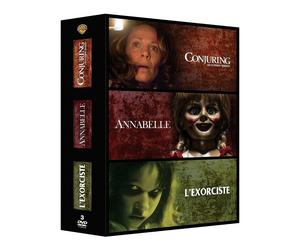 Conjuro Los Archivos Warren + Annabelle + El Exorcista COFRE DVD NUEVO