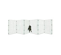 Conka Pets - Valla para perros al aire libre - Barrera de jardín de alambre de bajo nivel para perros y mascotas - 60 cm de alto - 5 cm x 5 cm malla evita que los perros salten - Portátil y ligera