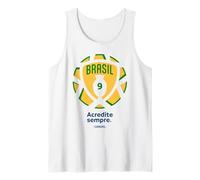 Conmebol - Brasil Football Crest Camiseta sin Mangas