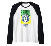 Conmebol - Brasil Football Legacy Camiseta Manga Raglan