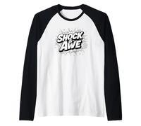 Conmoción y asombro Camiseta Manga Raglan