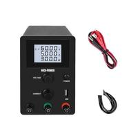 Conmutación Negro Ajustable regulador de Voltaje de alimentación de Laboratorio Laboratorio Regulador de la Fuerza 6 0 V 5A Variable Banco conmutada Fuente 30V 10A(Brown)