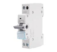 Conmutador 1P 63A Conmutador de transferencia manual de doble potencia AC 230V interruptor seccionador de transferencia manual doble potencia con indicador potencia Montaje en carril DIN.