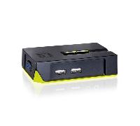 LevelOne KVM-0222 - Switch KVM, Negro