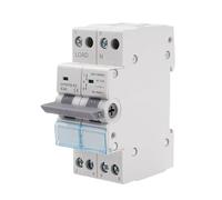 Conmutador 2P 63A interruptor seccionador de transferencia manual de doble potencia AC 230V Conmutador transferencia manual doble potencia con indicador de potencia Montaje en carril DIN.