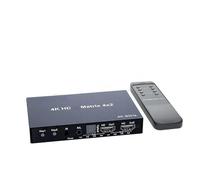 Conmutador 4K 2x4 4x2 HDMI, Divisor de Interruptor Matriz vídeo con Amplia compatibilidad