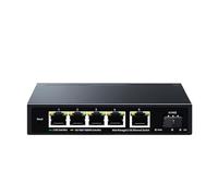 Conmutador administrado de 2,5 GbE, 5 Puertos, Red de 2500M, Ranura SFP+ de 10G, gestión Web de Enlace Ascendente, concentrador de agregación de Enlaces estáticos, Divisor de Internet (Size : AU Plug