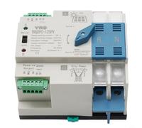 Conmutador automático 2P 125 A para solar/PV y generador, interruptor de transferencia de potencia dual con montaje en carril DIN, tiempo de conmutación rápido ≤ 0,05 s, carcasa ignífuga, CA 690 V (2P