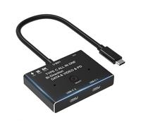 Conmutador bidireccional USB C de 8K de 10 Gbps para una visualización suave en la oficina o sistemas de cine en casa, conmutador de pantalla de juegos