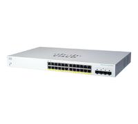 Cisco CBS220-24P-4G Gestionado L2 Gigabit Ethernet (10/100/1000) Energía sobre Ethernet (PoE) 1U Blanco