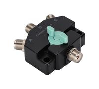 Conmutador coaxial de banda ancha CO-301 de alta resistencia, repetidor de antena de 3 puertos, adaptador de base de onda corta manual MJ para Diamond