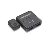 Conmutador Compartidor de Impresora USB 3.0 Conmutador Bidireccional USB 3.0 2 Entradas 1 Salida 2 Computadoras Comparten 1 Impresora Teclado Ratón