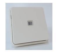 Conmutador con indicador luminoso, blanco