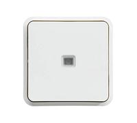 Conmutador con testigo, blanco