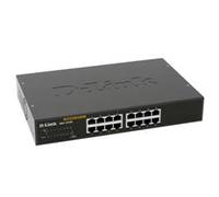 D-Link DGS-1016D/E switch No administrado Negro, Metálico