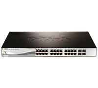 D-Link DGS-1210-28P switch Gestionado L2 Gigabit Ethernet (10/100/1000) Energía sobre Ethernet (PoE) 1U Negro