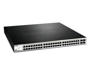 Conmutador D-Link DGS-1210-52MP 48x 1Gb 4x RJ-45/SFP Manejable | DGS-1210-52MP/E