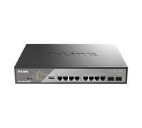 Conmutador D-Link DSS-200G-10MPP/E Gestionado L2 8 Puertos Gigabit PoE 242W