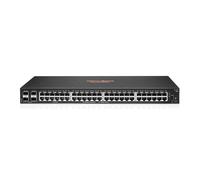 HPE Aruba Networking Aruba 6100 48G 4SFP+ Gestionado L3 Gigabit Ethernet (10/100/1000) 1U Negro